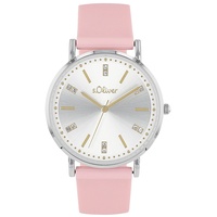 S.Oliver Damen Uhr Armbanduhr, Silikon 2038366