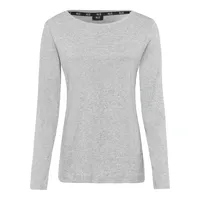 H.I.S. H.I.S Langarmshirt figurbetonte Passform, Feinrippstoff aus Baumwolle und
