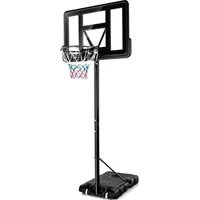 Costway Basketballständer 130-305 cm höhenverstellbar, Basketballkorb mit Ständer &