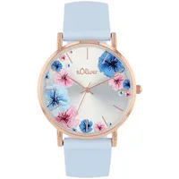 S.Oliver Damen Uhr Armbanduhr Silikon 2038371