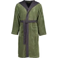 VOSSEN Bademäntel unisex Kapuze Poppy mud green/anthrazit - 0032