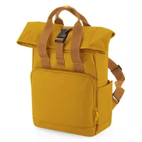 BagBase BG118S Recycled Mini Twin Handle Roll-Top Backpack -