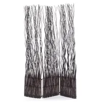 DESIGN DELIGHTS Paravent, braun Naturmaterialien, 120x170x6 cm, Wohnzimmer, RAUMTEILER