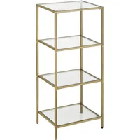 VASAGLE Bücherregal gold 40,0 x 30,0 x 95,0 cm