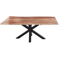 Sam Esstisch Baumkante massiv Akazie natur 280 x 100