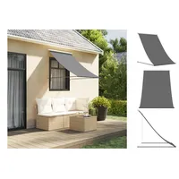 VidaXL Markise Einziehbar Anthrazit 150x150 cm Stoff und Stahl