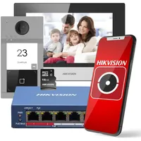 Hikvision Video-Türsprechanlage DS-KIS604-S(C)