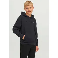 JACK & JONES Star Kapuzenpullover Black / Fit Loose