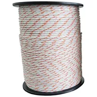 ZGM Weidezaunseil Premium weiß/orange 200 m, 11 Leiter