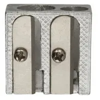 Anspitzer Metal Doppel-Anspitzer / für Bunt- und Bleistifte geeignet