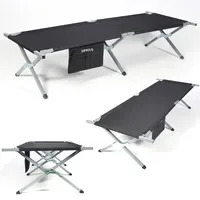 24move Feldbett Campingbett Schwarz