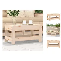 VidaXL Gartenhocker 62x30x32 cm Massivholz Kiefer