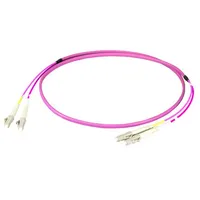 EFB O0319FT.10 Duplex Jumper LC-LC 50/125μ, OM4, LSZH, erika