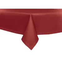 TEXPOT Gartentischdecke 160 x 260 cm oval in Rot