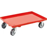 E. s. b. Transportroller 417 x 615mm rot gewschl.