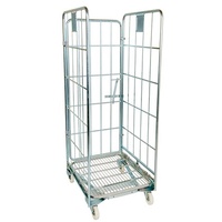 HMH Rollbehälter nestbar, HxBxT 1.665 x 800 mm, 3-seitig
