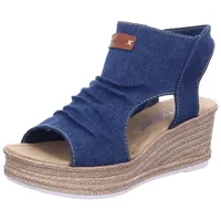Rieker Schaftsandalen in Blau | Gr.: 40