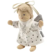 Sterntaler Spielpuppe zum Aufhängen, Schutzengel mit Halstuch, Motivdruck Sternzeichen