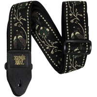 Ernie Ball Jacquard-Gitarrengurt - Black Pleasant Pheasant