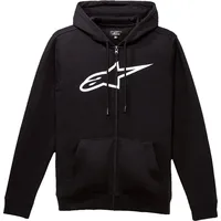 Alpinestars Ageless Zip V3 Kapuzenjacke - Schwarz/Weiß XXL
