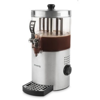 H.koenig Heiße Schokolade Edelstahl SHK800, 1200W, Herausnehmbarer 3L Behälter,