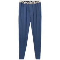 Tom Tailor Herren Pyjama-Hose in Melange-Optik, blau, Meliert, Gr.