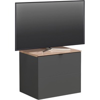 Hom'in Hom`in Tv-Element, Graphit, Eiche Artisan, Metall, 60x62x44 cm,