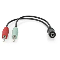 Nedis Stereo-Audiokabel - 3.5 mm Buchse 2x 3.5 mm