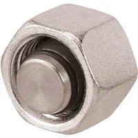 GOK Blindstopfen mit Überwurfmutter Typ BSL aus Messing, IG