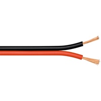 Goobay Lautsprecherkabel rot/schwarz CU 10 m Rolle, Querschnitt 2