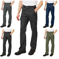 Lee Cooper LCPNT205 Herren-Pflegeleichte Berufssicherheitshose im klassischen Cargo-Stil mit