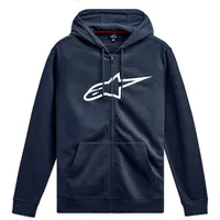 Alpinestars Ageless V3 Kapuzenjacke - Dunkelblau/Weiß / L
