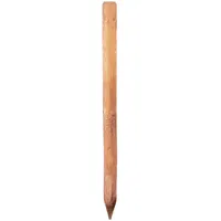 T&J Zaunpfahl braun 8 x 125 cm gefräst, gespitzt