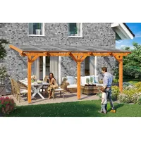 SKANHOLZ Skan Holz Terrassenüberdachung Bormio 541 cm x 250