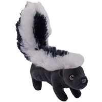 Wild Republic Pocketkins Eco Stinktier, Plüschtier, 12 cm, Plüschspielzeug,