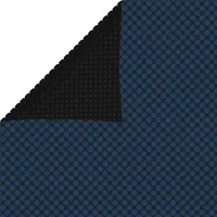VidaXL Treibende Pool-Solarplane PE 400x200 cm Schwarz und Blau