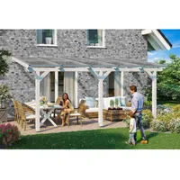 SKANHOLZ Skan Holz Terrassenüberdachung Bormio 541 cm x 350