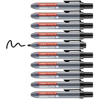 Edding 12 Retract Whiteboardmarker - schwarz - 10 Whiteboard