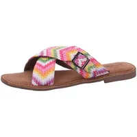 LAZAMANI Pantoletten Damen 31393334383937 bunt, 38 EU