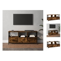 VidaXL TV-Schrank Räuchereiche 102x33x45 cm Holzwerkstoff & Eisen