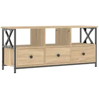 VidaXL TV-Schrank Sonoma Eiche 102x33x45 cm Holzwerkstoff & Eisen
