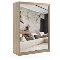 Altdecor Kleiderschrank, Sonoma Eiche, Holzwerkstoff, 120x216x61 cm, Schlafzimmer, Kleiderschränke,
