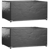 VidaXL Gartenmöbel-Abdeckungen 2 Stk. 8 Ösen 180x135x80 cm Rechteckig