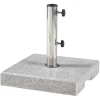 Casa.pro Schirmständer, »Bomba« Sonnenschirmständer Granit 38x38x6,5cm quadratisch 25kg grau