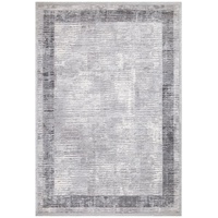 Mozato Novel Vintage-Teppich Fez, Grau, Textil, Vintage, rechteckig, 80x150
