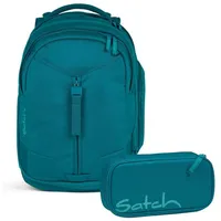 Satch MATCH Schulrucksack Set 2tlg. Deep Petrol