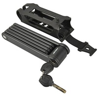 Fischer Faltschloss inkl. Halter schwarz