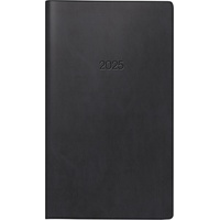 Brunnen Taschenkalender Mod. 758 2025 | A6, Kunststoff, schwarz