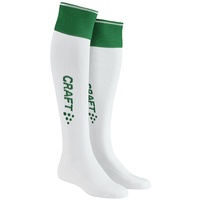 Craft Progress 2.0 Contrast Stutzenstrümpfe 900651 - white/team green