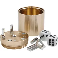 Bestsaller Piatnik 3002 - SUPER SIX "Travel" Alu, Gold,